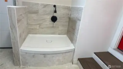 Doggy Shower/ Pet shower in the garage