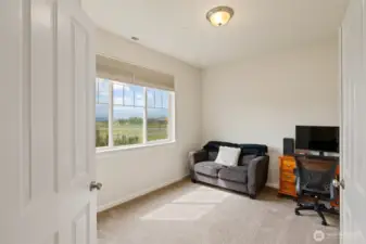 Bedroom/office off the entryway