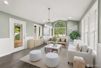 Virtually staged bonus space