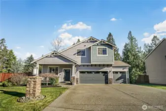 Recently painted exterior.