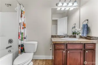 Main  hall bath upstairs.