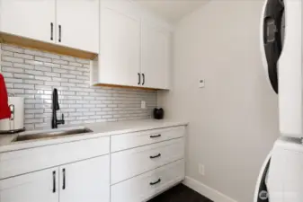 Primary residence laundry.