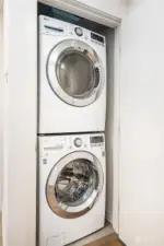 Washer/dryer conveniently located between bedrooms 2 & 3