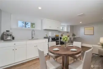 Virtually Staged Kitchenette/Laundry.