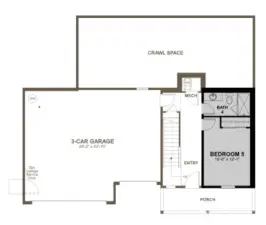 Lower Level Floor Plan.