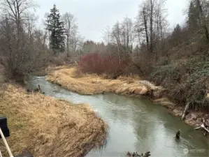 Hanaford Creek runs along a portion of Eastern property line.