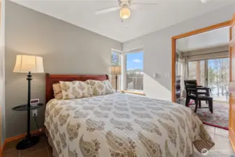 #2's private bedroom offers retreat