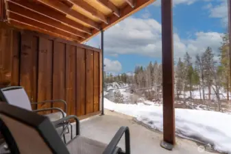Relax and listen to the hum of the Chewuch River sounds!