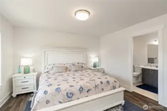 Primary bedroom with ensuite bath