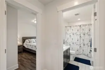 2nd bedroom and shared bath