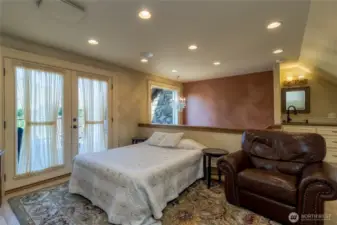 Second bedroom loft with 3/4 bath & private terrace