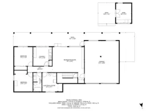 Lower level floor plan