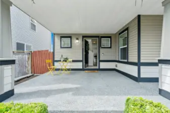 Patio on Entry