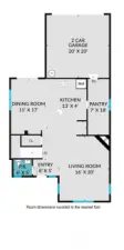 Main Level Floor Plan