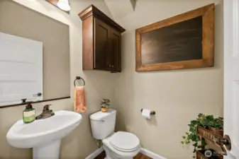 downstairs powder rm