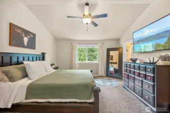 Primary suite upstairs