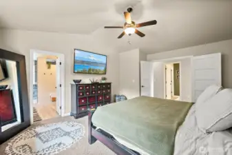 Primary suite upstairs