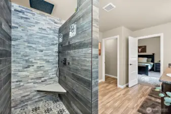 Primary suite upstairs