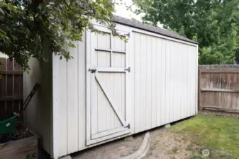 Outdoor building for extra storage