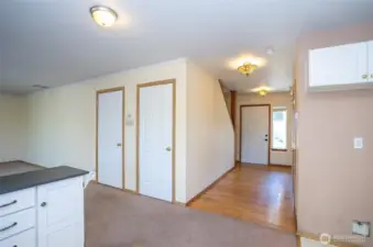 Main Floor Garage Door/Downstars Door