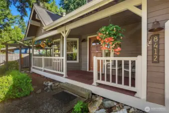 Charming front porch
