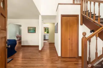 welcoming entrance
