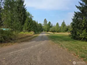 Turn at the  mail box and drive to the end of the road. Land on Right