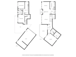 The primary bedroom has complete privacy being over the garage.