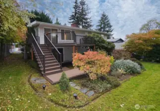 Another view of landscaping