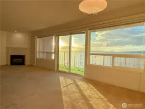 Open and Spacious living room with breathtaking sweeping views.