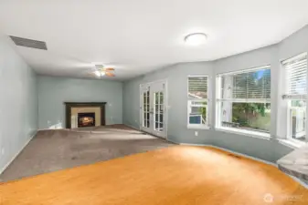 Living room view from Kitchen