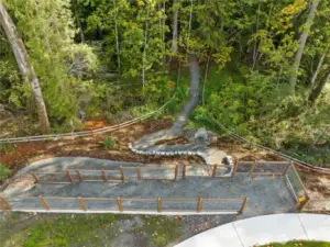 Local trail system just steps away