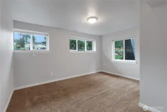 Nice sized bedroom downstairs.