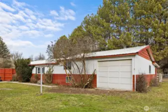 One of the shops - additional space for lawn tools