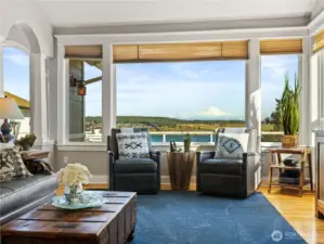 The natural light is streaming in from several angles.