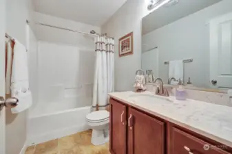 Third Bathroom with linen closet.