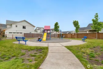 Community park directly behind house. Great for families