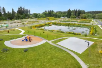 Separate park in the other side of community just down the road