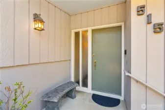 Welcoming entrance
