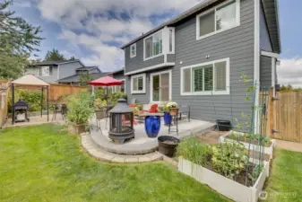 Various garden spaces