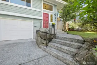 Stairless entry to garage and finished lower level.