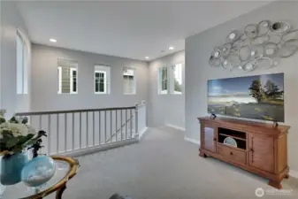 Loft makes a great second family room,