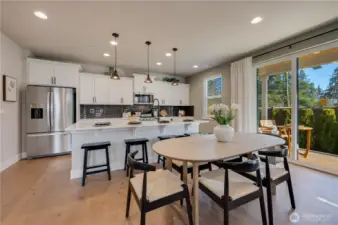 photo of model home plan 2330.  for reference only.  Features and finishes will differ from subject plan.