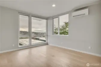 Primary bedroom with view