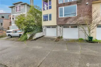 Back of the house through alley