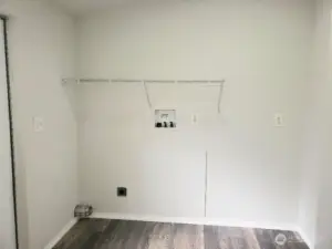 Utility Room Showing Storage Shelf.