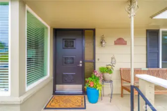 Elegant Covered Front Entry