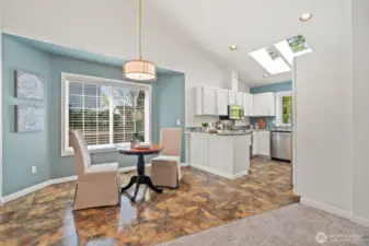 Breakfast nook.
