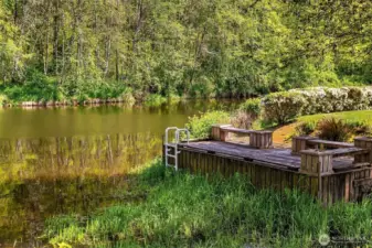 This is private dock for residents of Riverfront Landing to launch their Kayak, paddle boats, or just sit & relax. This is extraordinary living, yet walkable & private right outside your door.