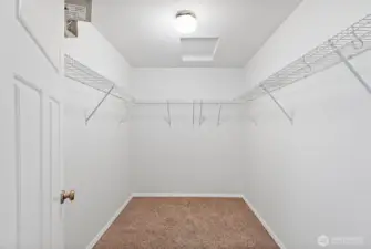 Large walk-in closet